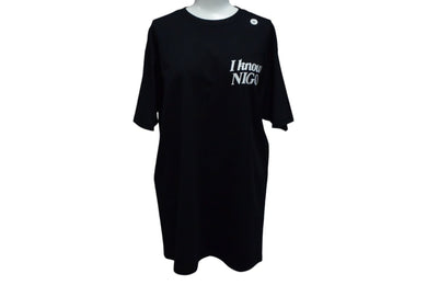 HUMAN MADE ヒューマンメイド I KNOW NIGO 半袖Tシャツ 3EE70A1B ブラック ホワイト グリーン イエロー サイズM 美品 中古 4c076140