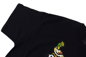 まだ未使用品 Human Made x I Know NIGO ヒューマンメイド 半袖Ｔシャツ ブラック コットン サイズXL 中古 4c076142 