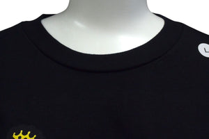 新品未使用品 Human Made x I Know NIGO ヒューマンメイド 半袖Ｔシャツ ブラック コットン サイズL 中古 4c076143