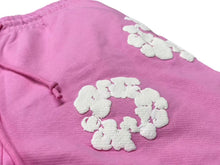 画像をギャラリービューアに読み込む, 新品未使用 DENIM TEARS デニムティアーズ スウェットパンツ DTSPG2023 ポルトガル製 コットン ピンク ホワイト サイズL 中古 4c076151