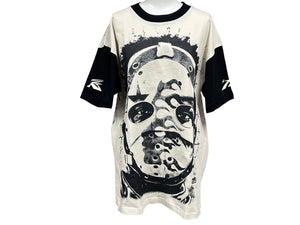未使用 HELLSTAR ヘルスター 777 Path 2 Paradise 半袖Ｔシャツ ホワイト ブラック コットン サイズS 中古 4c076155 