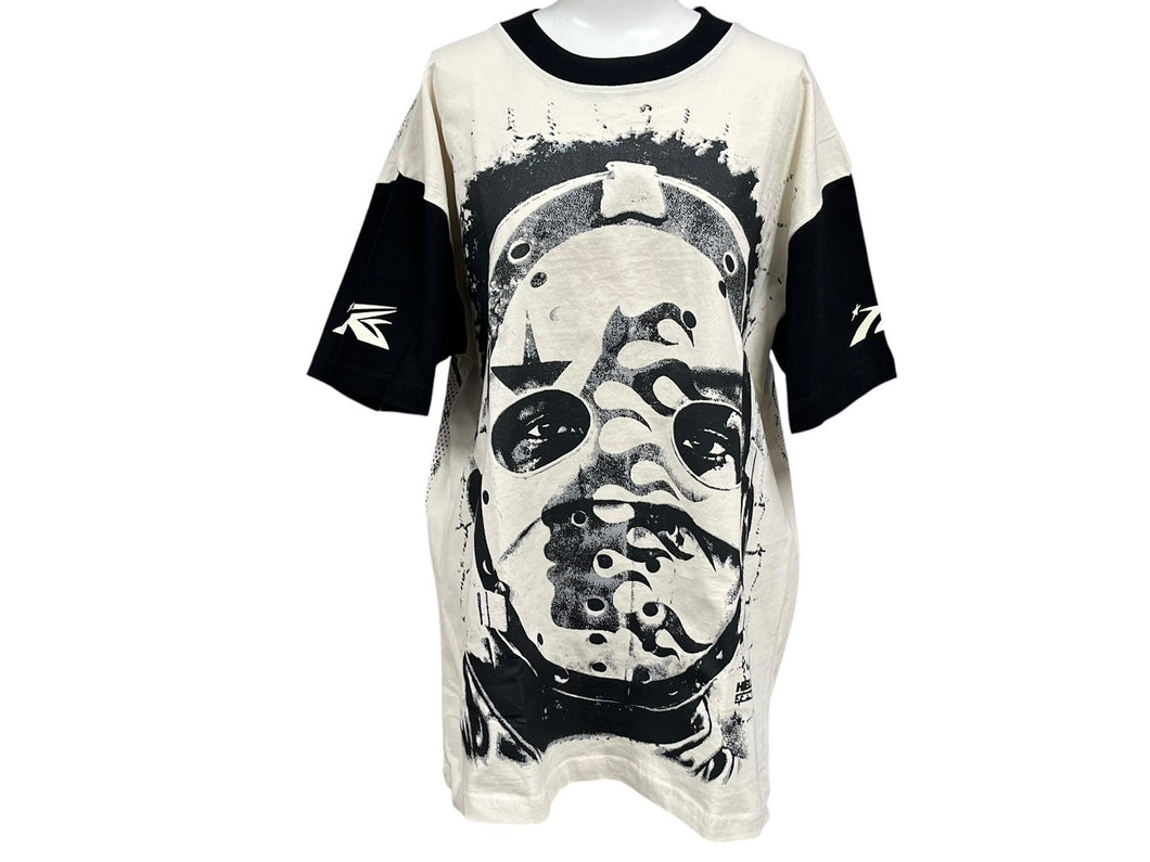 未使用 HELLSTAR ヘルスター 777 Path 2 Paradise 半袖Ｔシャツ ホワイト ブラック コットン サイズS 中古 4c076155 