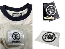画像をギャラリービューアに読み込む, 未使用 HELLSTAR ヘルスター 777 Path 2 Paradise 半袖Ｔシャツ ホワイト ブラック コットン サイズS 中古 4c076155 