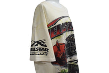 画像をギャラリービューアに読み込む, 未使用 HELLSTAR ヘルスター WAR READY ウォーレディ半袖Tシャツ コットンクリームレッドグリーン サイズXL 中古 4c076161 