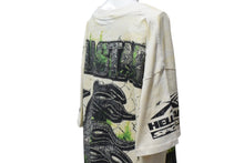 画像をギャラリービューアに読み込む, 未使用 HELLSTAR ヘルスター WAR READY ウォーレディ半袖Tシャツ コットンクリームレッドグリーン サイズXL 中古 4c076161 