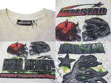 画像をギャラリービューアに読み込む, 未使用 HELLSTAR ヘルスター WAR READY ウォーレディ半袖Tシャツ コットンクリームレッドグリーン サイズXL 中古 4c076161 