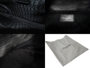 CHRISTIAN DIOR クリスチャンディオール ストリートシックライン ワンショルダーバッグ BO B 0042 レザー ブラック 美品 中古 4c076172