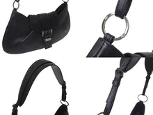 Load image into Gallery viewer, CHRISTIAN DIOR クリスチャンディオール ストリートシックライン ワンショルダーバッグ BO B 0042 レザー ブラック 美品 中古 4c076172