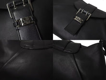 Load image into Gallery viewer, CHRISTIAN DIOR クリスチャンディオール ストリートシックライン ワンショルダーバッグ BO B 0042 レザー ブラック 美品 中古 4c076172