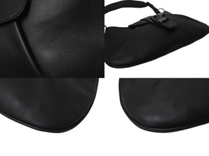CHRISTIAN DIOR クリスチャンディオール ストリートシックライン ワンショルダーバッグ BO B 0042 レザー ブラック 美品 中古 4c076172