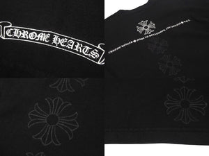 CHROME HEARTS クロムハーツ 半袖Tシャツ ホースシュー CHロゴ USA製 コットン ブラック サイズS 美品 中古 4c076178 
