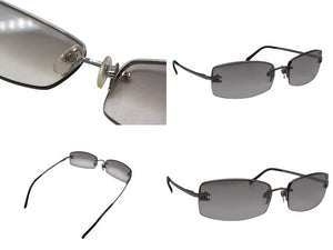 極美品 CHANEL シャネル サングラス 4093-B c.124/6I サイズ56□16 130 ココマーク ラインストーン シルバー 中古 4c076182