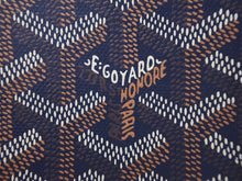 画像をギャラリービューアに読み込む, 極美品 GOYARD ゴヤール サントマ マネークリップ 二つ折り財布 STTHOMPMLTY12CL12P ネイビー レザー PVC 中古 4c076185