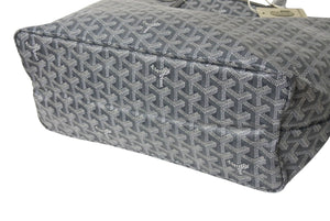 未使用 GOYARD ゴヤール サンルイPM バッグ トートバッグ STLOUIPMLTY01CL01P グレー PVC レザー 中古 4c076187 