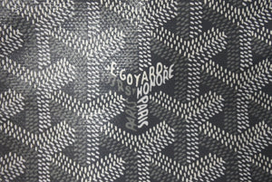 未使用 GOYARD ゴヤール サンルイPM バッグ トートバッグ STLOUIPMLTY01CL01P グレー PVC レザー 中古 4c076187 