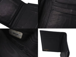 CHANEL シャネル カードケース ココマーク 3番台 1995年 イタリア製 キャビアスキン ブラック 美品 中古 4c076188