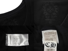 Load image into Gallery viewer, CHROME HEARTS クロムハーツ レター ロゴ プリント 半袖Tシャツ 新型 コットン ブラック ピンク サイズL 美品 中古 4c076192