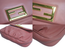 Load image into Gallery viewer, FENDI フェンディ チェーンショルダーバッグ ワンショルダーバッグ FF金具 8M0276 レザー ピンク ゴールド金具 美品 中古 4c076193