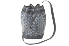 Load image into Gallery viewer, 新品未使用 GOYARD ゴヤール プティ フロ バケットバッグ ショルダーバッグ PEFLOTPMLTY51CL51P グレー レザー PVC 中古 4c076199
