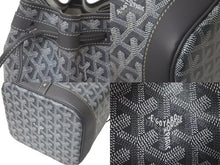 Load image into Gallery viewer, 新品未使用 GOYARD ゴヤール プティ フロ バケットバッグ ショルダーバッグ PEFLOTPMLTY51CL51P グレー レザー PVC 中古 4c076199