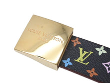 Load image into Gallery viewer, LOUIS VUITTON ルイ ヴィトン サンチュール ベルト モノグラム 80/32 M9271 PVC マルチカラー ゴールド金具 美品 中古 4c076200 正規品