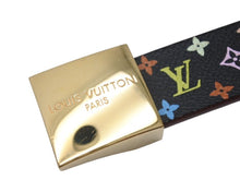 Load image into Gallery viewer, LOUIS VUITTON ルイ ヴィトン サンチュール ベルト モノグラム 80/32 M9271 PVC マルチカラー ゴールド金具 美品 中古 4c076200 正規品