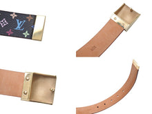 Load image into Gallery viewer, LOUIS VUITTON ルイ ヴィトン サンチュール ベルト モノグラム 80/32 M9271 PVC マルチカラー ゴールド金具 美品 中古 4c076200 正規品