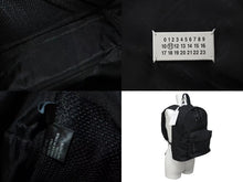 Load image into Gallery viewer, 極美品 MAISON MARGIELA メゾンマルジェラ リュック バックパック s55wa0124 ステッチ ブラック ナイロン 中古 4c076214