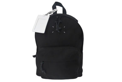 極美品 MAISON MARGIELA メゾンマルジェラ リュック バックパック s55wa0124 ステッチ ブラック ナイロン 中古 4c076215