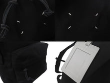 Load image into Gallery viewer, 極美品 MAISON MARGIELA メゾンマルジェラ リュック バックパック s55wa0124 ステッチ ブラック ナイロン 中古 4c076215