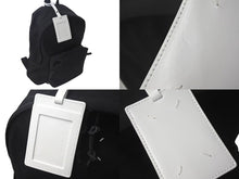 Load image into Gallery viewer, 極美品 MAISON MARGIELA メゾンマルジェラ リュック バックパック s55wa0124 ステッチ ブラック ナイロン 中古 4c076216