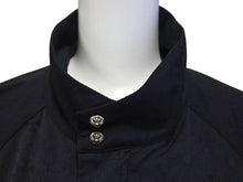 Load image into Gallery viewer, CHROME HEARTS クロムハーツ ナイロンジャケット サイズL 総柄 CHプラス ダガージップ クロスボール ブラック 美品 中古 4c076222