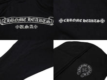 Load image into Gallery viewer, CHROME HEARTS クロムハーツ ナイロンジャケット サイズL 総柄 CHプラス ダガージップ クロスボール ブラック 美品 中古 4c076222