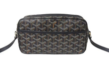 Load image into Gallery viewer, GOYARD ゴヤール カップヴェールPMバッグ ショルダーバッグ CAPVE2PMLTY01CL01P ブラック PVC レザー シルバー金具 美品 中古 4c076223