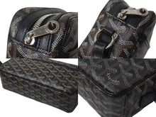 Load image into Gallery viewer, GOYARD ゴヤール カップヴェールPMバッグ ショルダーバッグ CAPVE2PMLTY01CL01P ブラック PVC レザー シルバー金具 美品 中古 4c076223