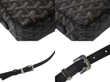 Load image into Gallery viewer, GOYARD ゴヤール カップヴェールPMバッグ ショルダーバッグ CAPVE2PMLTY01CL01P ブラック PVC レザー シルバー金具 美品 中古 4c076223