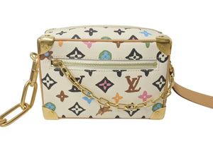 極美品 LOUIS VUITTON ルイヴィトン ミニソフトトランク ショルダーバッグ M25132 モノグラムクラギー Tyler,The Creator 中古 4c076224
