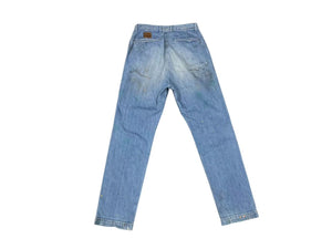 KAPITAL キャピタル デニムパンツ ペイント テーパード ボタンフライト サイズ3 コットン K1504LP19 美品 中古 4c076231