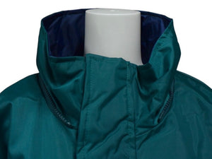 極美品 JEFF HAMILTON ジェフハミルトン ジャケット グリーン ナイロン フラッシャー付き サイズXL シルバー金具 中古 4c076235