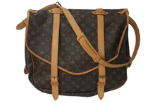 Load image into Gallery viewer, LOUIS VUITTON ルイヴィトン モノグラム ソミュール 43 M42252 ショルダーバッグ ブラウン ゴールド金具 良品 中古 4c076297
