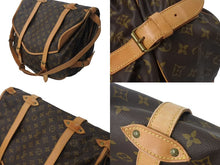 Load image into Gallery viewer, LOUIS VUITTON ルイヴィトン モノグラム ソミュール 43 M42252 ショルダーバッグ ブラウン ゴールド金具 良品 中古 4c076297