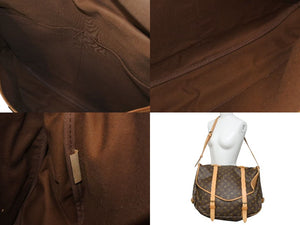 LOUIS VUITTON ルイヴィトン モノグラム ソミュール 43 M42252 ショルダーバッグ ブラウン ゴールド金具 良品 中古 4c076297