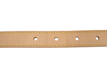 Load image into Gallery viewer, LOUIS VUITTON ルイヴィトン バギー用 ヌメ革 ストラップ ベージュ フランス製 全長126cm 美品 中古 4c076304