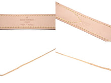 Load image into Gallery viewer, LOUIS VUITTON ルイヴィトン バギー用 ヌメ革 ストラップ ベージュ フランス製 全長126cm 美品 中古 4c076304