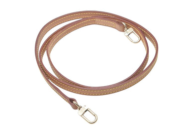 LOUISVUITTON ルイヴィトン ショルダーストラップ バッグ ヌメ革 ブラウン ゴールド金具 ミニスピーディ用 美品 中古 4c076309