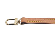 Load image into Gallery viewer, LOUISVUITTON ルイヴィトン ショルダーストラップ バッグ ヌメ革 ブラウン ゴールド金具 ミニスピーディ用 美品 中古 4c076309