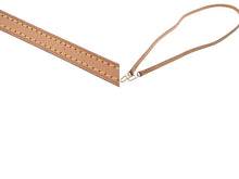 Load image into Gallery viewer, LOUISVUITTON ルイヴィトン ショルダーストラップ バッグ ヌメ革 ブラウン ゴールド金具 ミニスピーディ用 美品 中古 4c076309