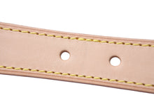 Load image into Gallery viewer, 極美品 LOUISVUITTON ルイヴィトン バギー用 ショルダーストラップ フランス製 ヌメ革 ブラウン 中古 4c076313