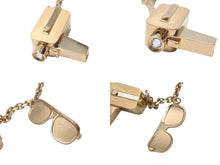 Load image into Gallery viewer, 極美品 LOUIS VUITTON ルイヴィトン ポルトクレ カンヌ カメラ サングラス ロゴ メタル ラインストーン M65383 ゴールド 中古 4c076318