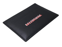 Load image into Gallery viewer, 極美品 BALENCIAGA バレンシアガ CASH カードホルダー カードケース 594309 イタリア製 レザー ブラック レッド ホワイト 中古 4c076323